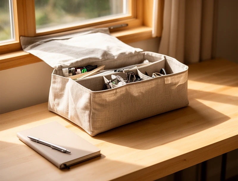 デスクに並んだ製品